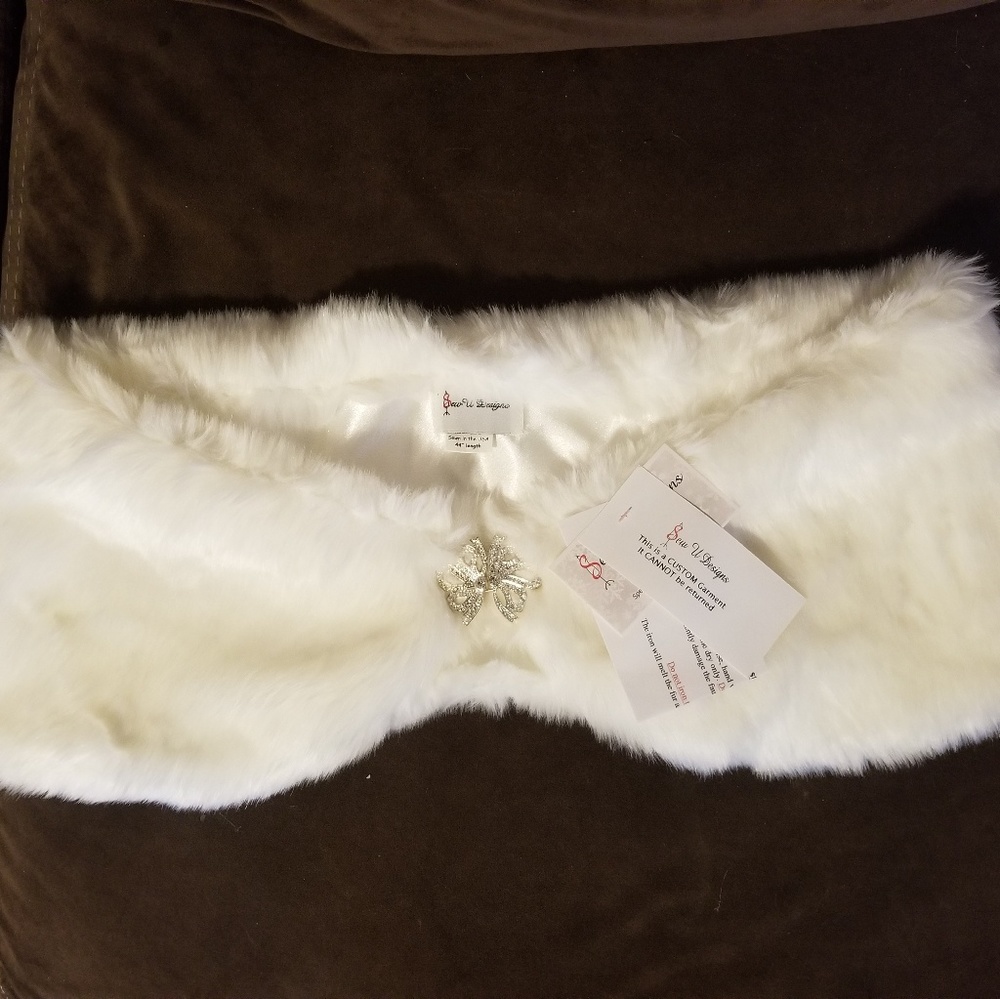 Faux fur wrap
